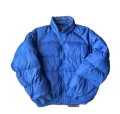 80.90s Eddie Bauer ダウンジャケット 青