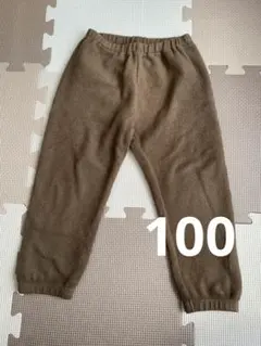 UNIQLO フリースパンツ 100cm ブラウン