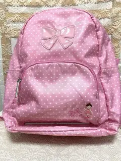 ミキハウス 水玉リュック ピンク　バレリーナちゃん　オマケでナフキンも　遠足