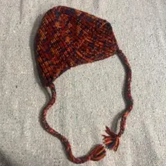 SLY ニット帽 オレンジ 青 フリーサイズ