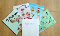 【Disney】Sing Along 知育ポスター セットのサムネイル