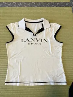 LANVINSPORTポロシャツ 2枚セットレディース 40 白黒ゴルフウェアのサムネイル