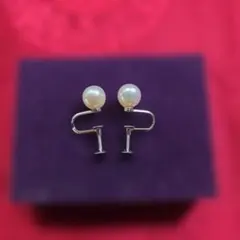 本真珠8㎜球　イヤリング
