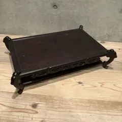 飾り台 床の間 花台 木製 アンティーク 骨董 和家具 インテリア 昭和レトロ