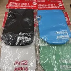 非売品　新品コカ・コーラ 熱闘甲子園 保冷ボトルホルダー 4色コンプリートセットのサムネイル