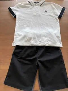 COMME CA ポロシャツとショートパンツセット140