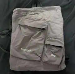 MagBook Backpack ver.2 same paper リュック Same Paper amateur / Magbook Nylon Backpack Grey – Folks Store Sendai