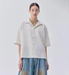 値下げ可soerte LOOSE H/S OPEN COLLAR SHのサムネイル