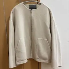 アンクレイヴ　ライトリバー ショートコート　ジップアップ　ウール