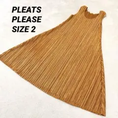 極美品✨プリーツプリーズ ワンピース Aライン 変形プリーツ Vネック