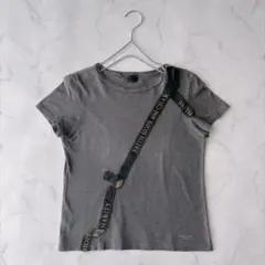 Paul Smith BLACK ロゴテープ 半袖 チビTシャツ ギャル　y2kのサムネイル