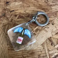 ブルボンキーホルダー　EVIAN 透明アクリル キーホルダー