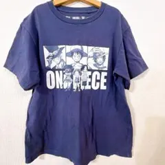 ONE PIECE Tシャツ ネイビー 150 ユニクロのサムネイル