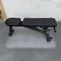 トレーニングベンチ 黒と赤の合成皮革 - メルカリ