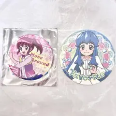プリキュア トゥインクル缶バッジ2 WOW！2点セット 愛乃めぐみ 白雪ひめ