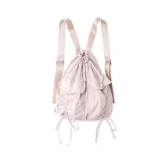 【新品】スナイデル　シャーリングリボンリュック　SNIDEL ピンク