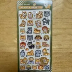 【正規品】ボンボンドロップシール 和柄 新作 日本犬 柴犬 セット