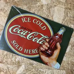 Coca-Cola 주석 간판 사인 플레이트