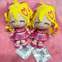 キミとアイドルプリキュア　コロッとまんまるプリフェイスぬいぐるみ　2個セット