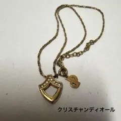クリスチャンディオール　ネックレス　ラインストーン　ドイツ製