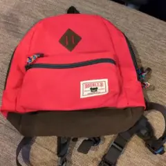 DOUBLE.B 赤いリュック 小型