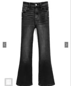 GRL ハイウエストフレアデニムパンツ　cu498