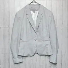 H&M エイチアンドエム　テーラードジャケット　ライトグレー【S】　レディース