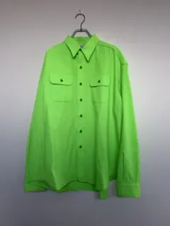 UNUSED 長袖シャツ ネオングリーンのサムネイル