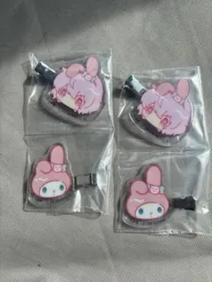 エニマイくじ　大妖怪　サンリオ　Ｄ賞　前髪クリップ　nqrse 2個セット