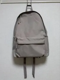 無印良品 肩の負担を軽くする 撥水リュックサック ユニセックス　ライトベージュ