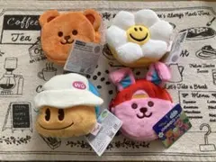 wigglewiggle ウィグルウィグル ミニポーチ　4種セット