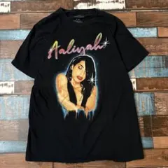ビンテージ　古着　AALIYAH アリーヤ　ミュージック　メンズ　半袖tシャツ