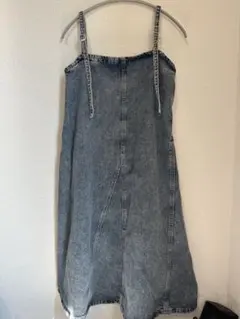 zaraデニム キャミワンピース