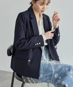 【24時間以内に発送‼️】ROPE’ PICNIC 金釦ジャケット 紺ブレ 40