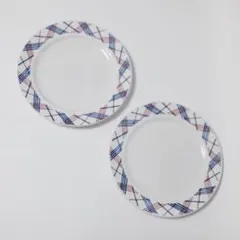 サルグミンヌSALIES 2枚 平皿 デザート皿 フランス アンティーク