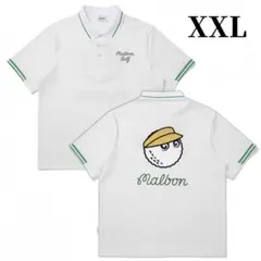 Malbon Golf Stripe Polo ポロシャツ ポップアップ限定 M - メルカリ