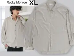 美品　Rocky Monroe 長袖シャツ XLサイズ ベージュのサムネイル