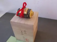 棗 雪吹 青漆刷毛目塗唐松唐草蒔絵 宗景造り共箱入り - メルカリ