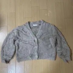 リリアンカラット ミニ丈カーディガン