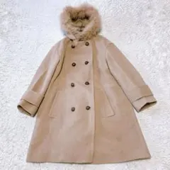 GRACE CONTINENTAL Diagram✨ファーカフスロングコート - メルカリ