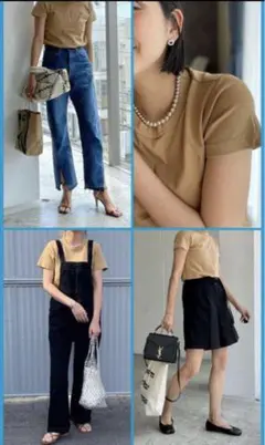 UNIQLO ユニクロU クルーネック Tシャツ　M ベージュ　32