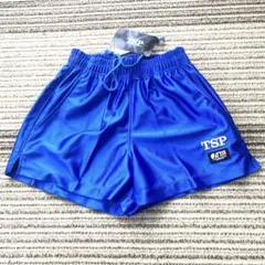 新品タグ付き　TSP 卓球ウェア　ショートパンツ ヤマト卓球　150 ブルー