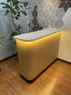 LED照明付き受付カウンター