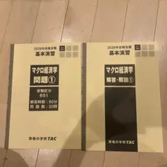マクロ経済学 問題集・解説書セット