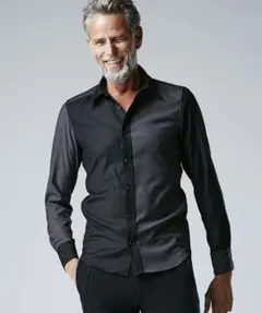 【AKM】MICRO TR L-S PLAIN シャツ(S122-PER013)のサムネイル