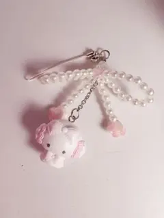 サンリオ ホワイトフリルシークレットストラップ こぎみゅん