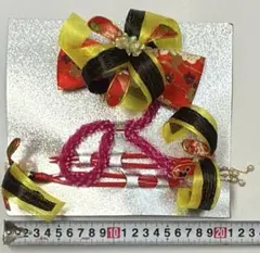 新品未使用　即日発送　子供かんざしセット　4点　⑩