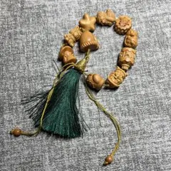 6点セット 天然木多宝ブレスレット まとめ売り 白檀/高油崖柏/黒檀/コーヒー豆