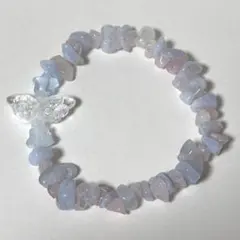 水色天使のブレスレット【天然石】ウィッシュコア
