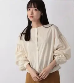 ハイショククロップドブラウスLS
